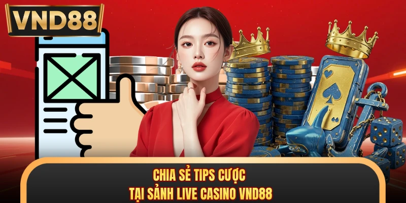 Chia sẻ tips cược tại sảnh live casino VND88