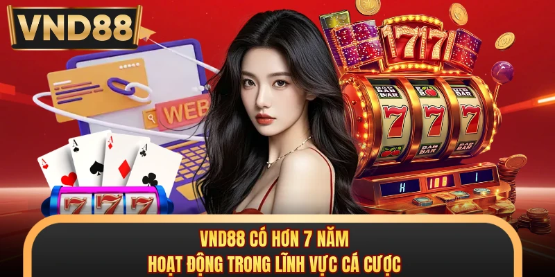 VND88 có hơn 7 năm hoạt động trong lĩnh vực cá cược